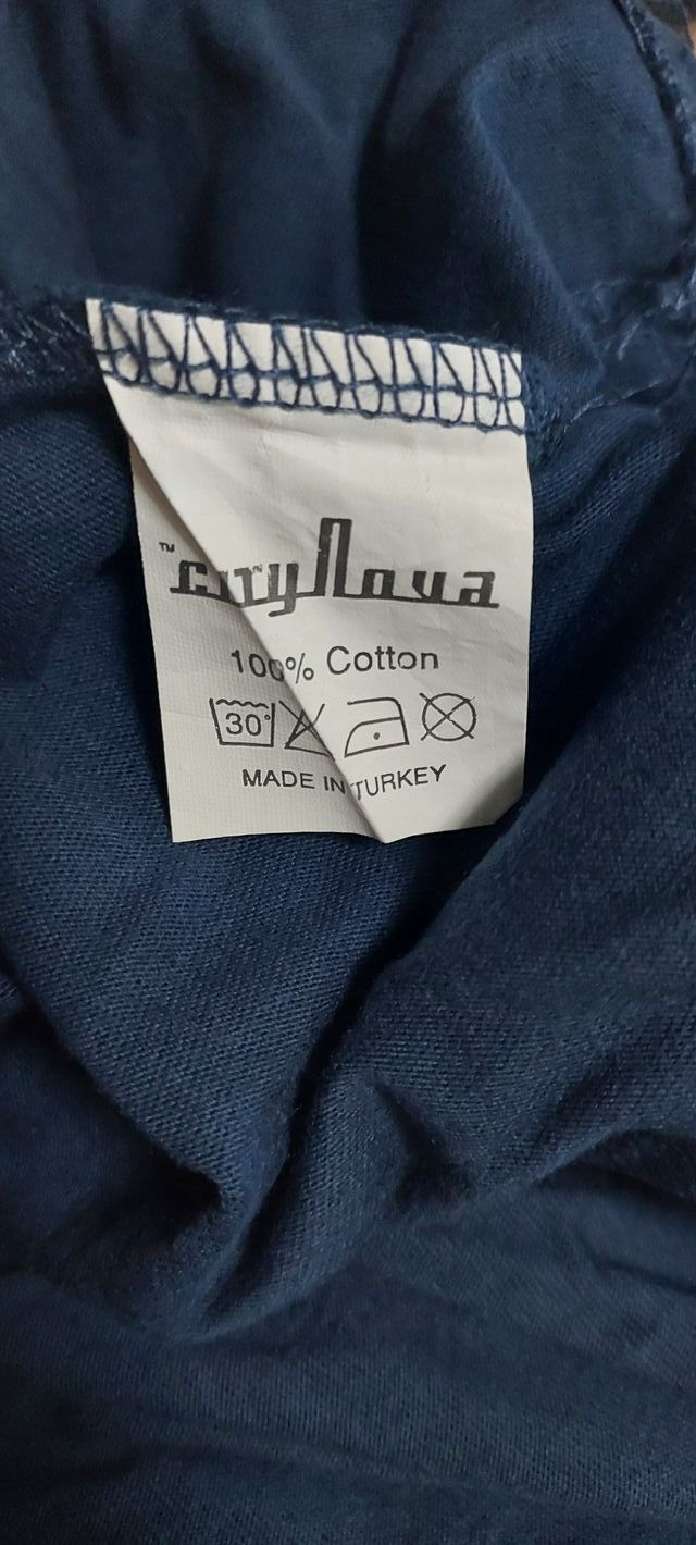 Maglietta Maniche Lunghe Cafe Racer Uomo XXL Blu