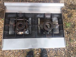 Cocina gas Jemi 4 fuegos y 2 fuegos,