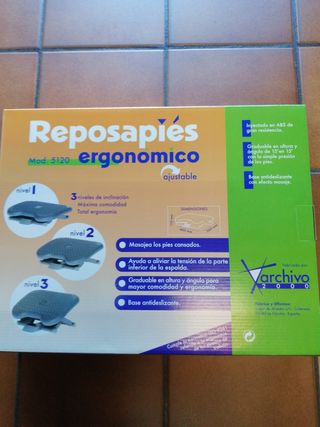 Reposapiés ergonómico Archivo 2000