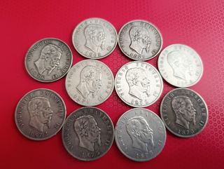 5Lire Vittorio Emanuele II argento