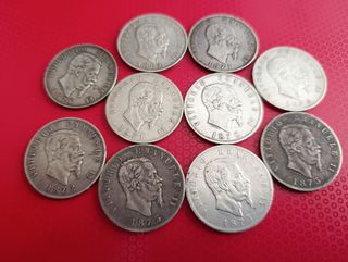 5Lire Vittorio Emanuele II argento