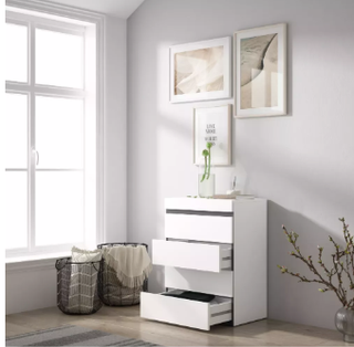 Cajonera blanco y negro