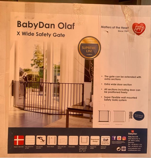 BabyDan Olaf - Barrera seguridad extra ancha