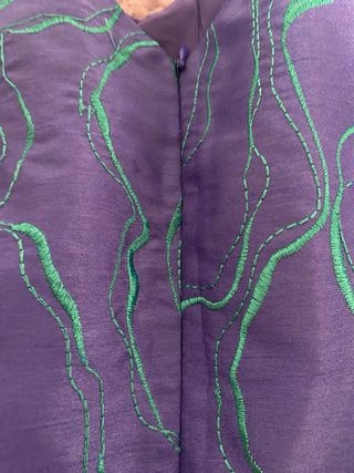 Traje fiesta morado vintage