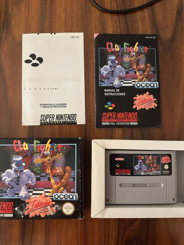 Clayfighter SNES PAL - Juego Completo