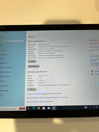 Tablet / PC Microsoft Surface Go 2  Plateada