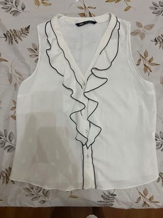 Blusa Zara sin mangas