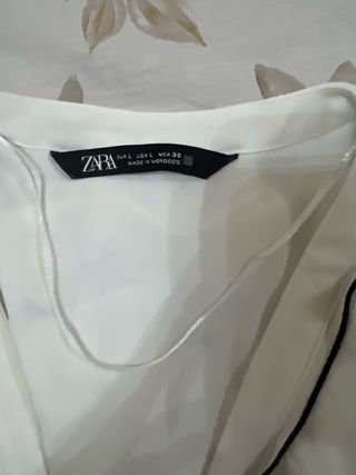 Blusa Zara sin mangas