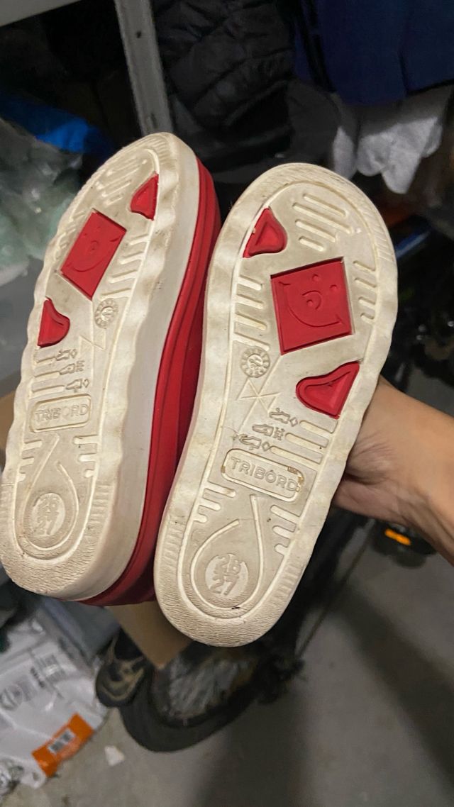 Botas de agua rojas infantiles Decathlon