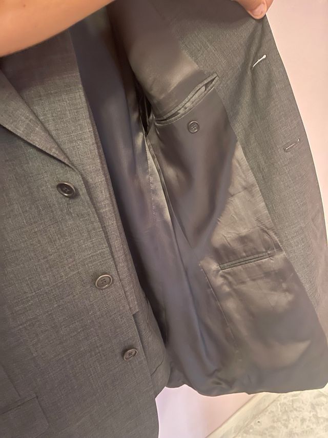 Traje Gris - Talla Grande