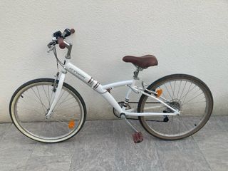 Bicicleta BTWIN 24" blanca