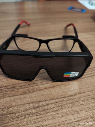Gafas ciclisme solares polarizadas.