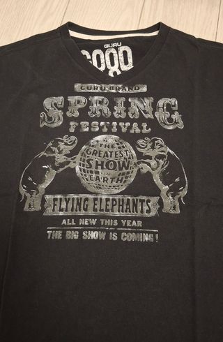 T-shirt Guru,  Spring festival- flying elephants. 