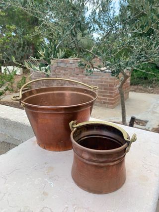 2 Vasi in Rame Vintage