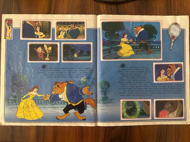 Álbum Panini La Bella y la Bestia. Completo