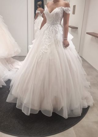 Vestido novia princesa elegante