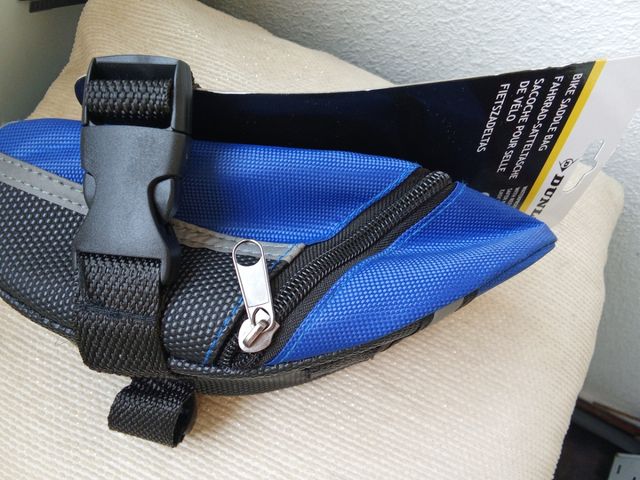 Bolsa sillín bici Dunlop impermeable Nueva