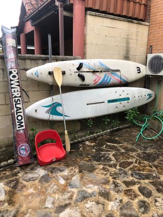 2 tablas windsurf Mistral + accesorios