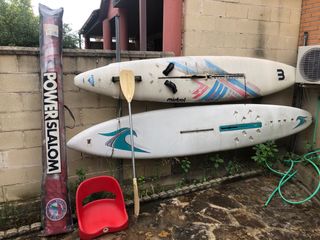 2 tablas windsurf Mistral + accesorios