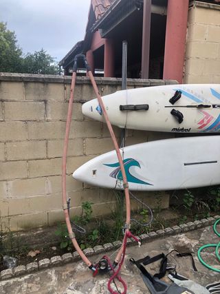 2 tablas windsurf Mistral + accesorios