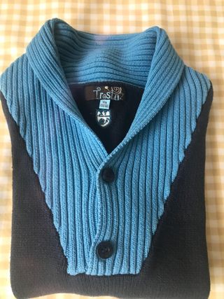 Jersey niño Trasluz azul marino