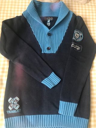 Jersey niño Trasluz azul marino