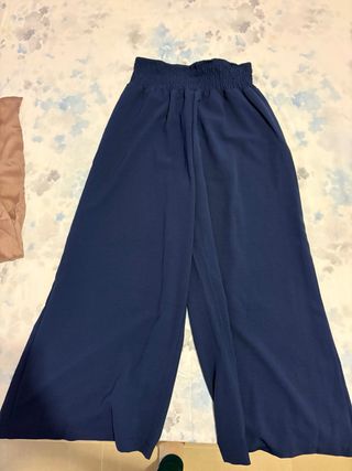 Pantaloni ampi blu