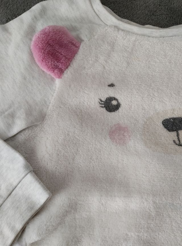 Pijama Oso Niña Rosa-Blanco 4-6 años H&M