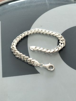 Pulsera plata de ley hombre - nueva