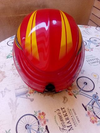 Casco esquí niño/a rojo