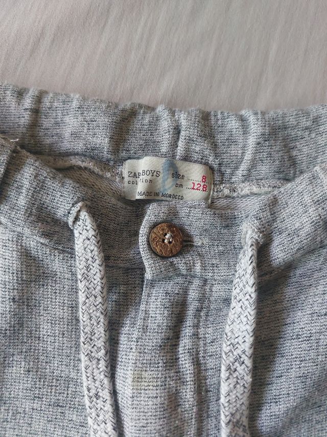 Shorts niño 8 años - Gris