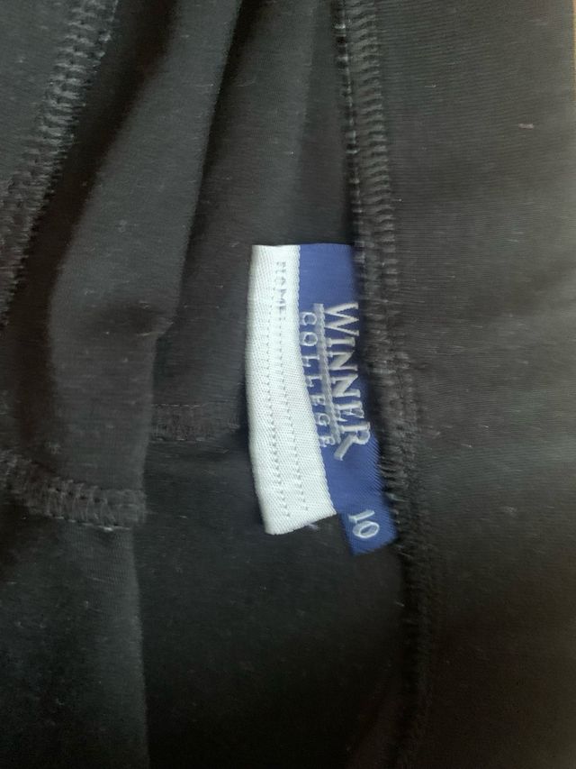 Culotte escolar niña negro