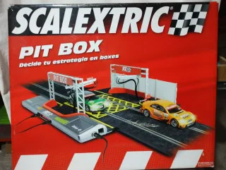 Scalextric SI ENVIO Pit Box analogico