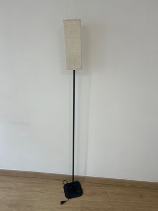 Lámpara de pie moderna - Beige/Negro