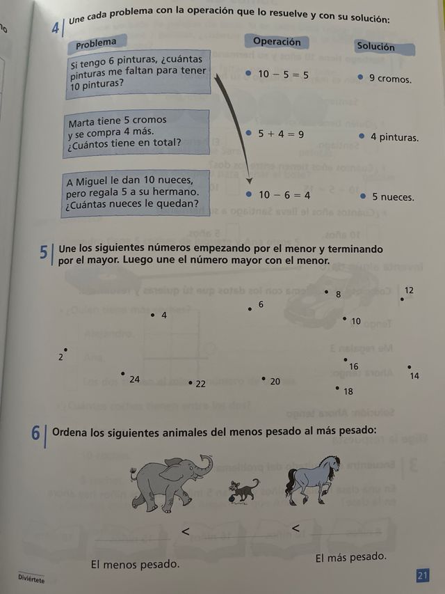 1 Practica con problemas de sumar y restar sin ...