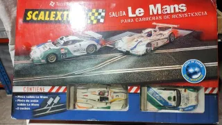 Scalextric SI ENVIO salida Le Mans + 2 coches