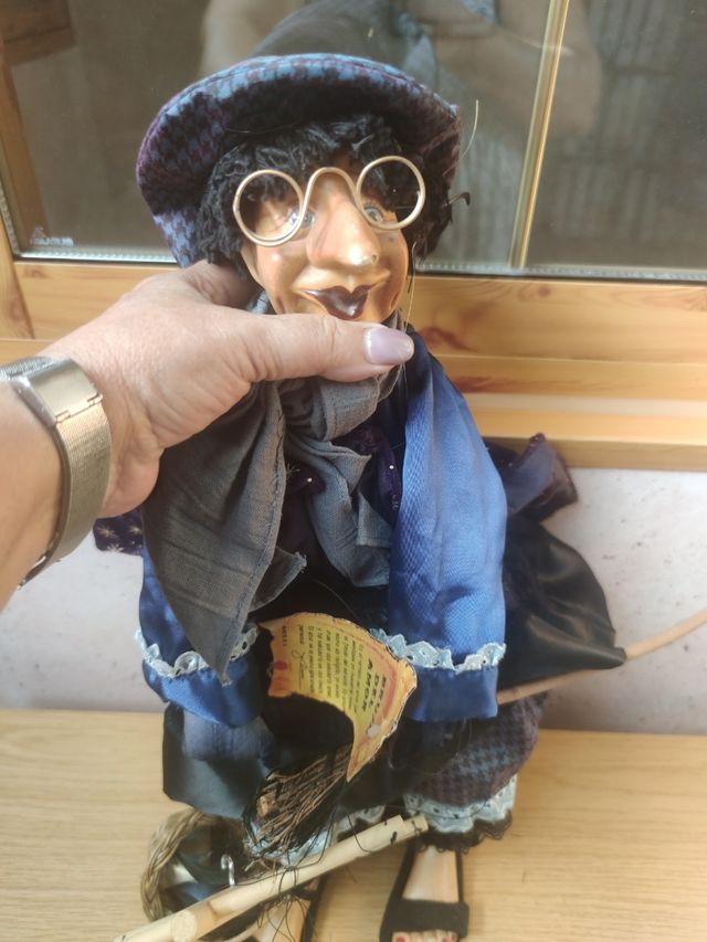 Marioneta Bruja - Decoración Halloween