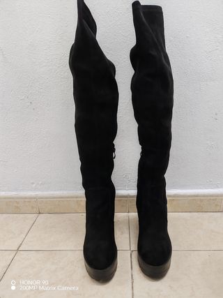 Botas altas mujer negras