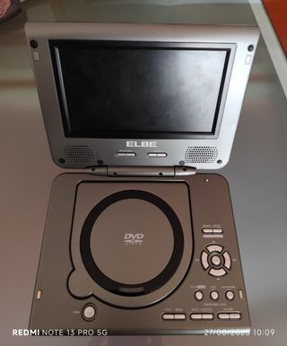 DVD Portátil Elbe -Reproductor