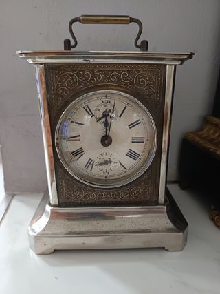 ANTIGUO RELOJ DESPERTADOR DE CARRUAJE JUNGHANS 