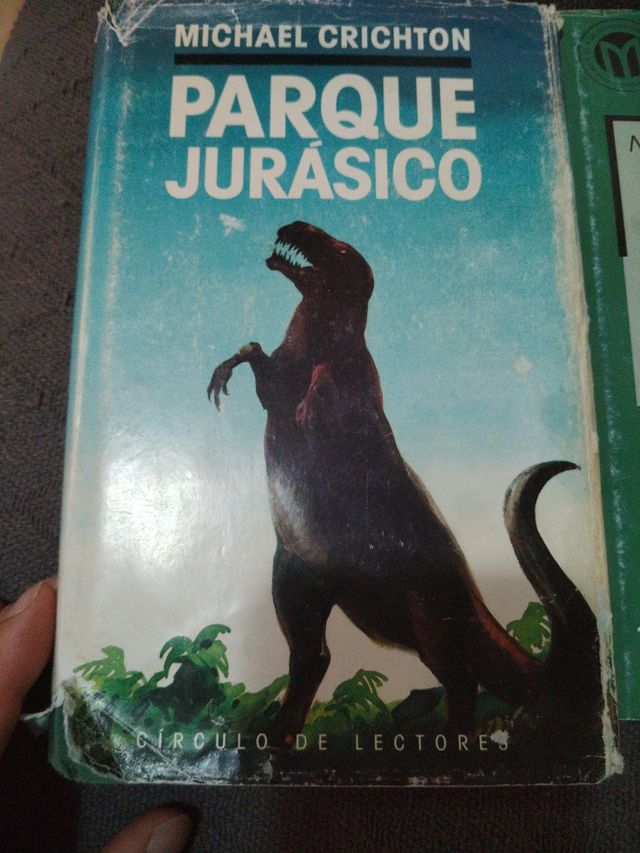 Libros parque jurásico y el mundo perdido.