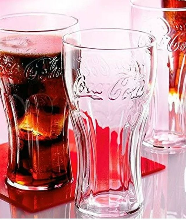3 Vasos Coca-Cola Grises