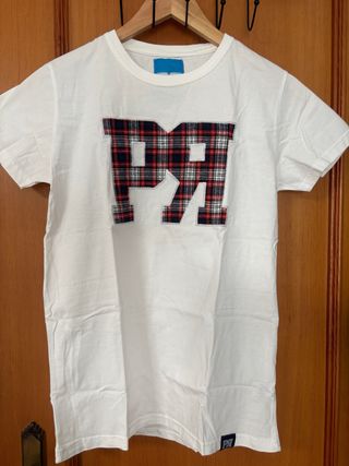 Camiseta PR | algodón | roja y blanca