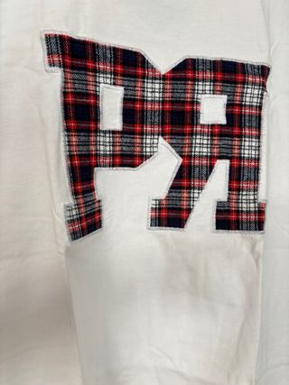 Camiseta PR | algodón | roja y blanca