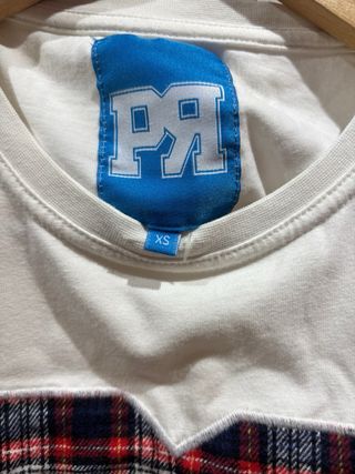 Camiseta PR | algodón | roja y blanca