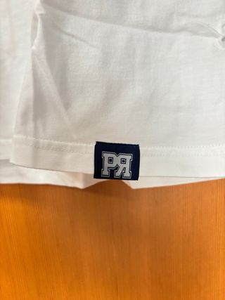 Camiseta PR | algodón | roja y blanca
