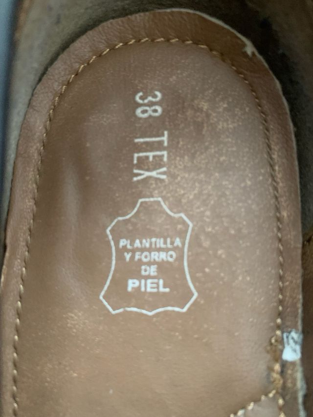 Zapatos colegiales negros Piel