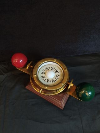 Bussola a Ponte Nautica Vintage in Ottone