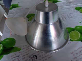 Lampara techo de metal 