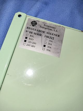 Regulador Solar Soléner DSD 10-30A